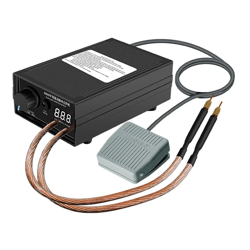 

SYW-8000W Мощный аппарат для точечной сварки, портативный ручной сварочный аппарат с регулируемым током для 18650, аккумуляторная педаль ручного инструмента