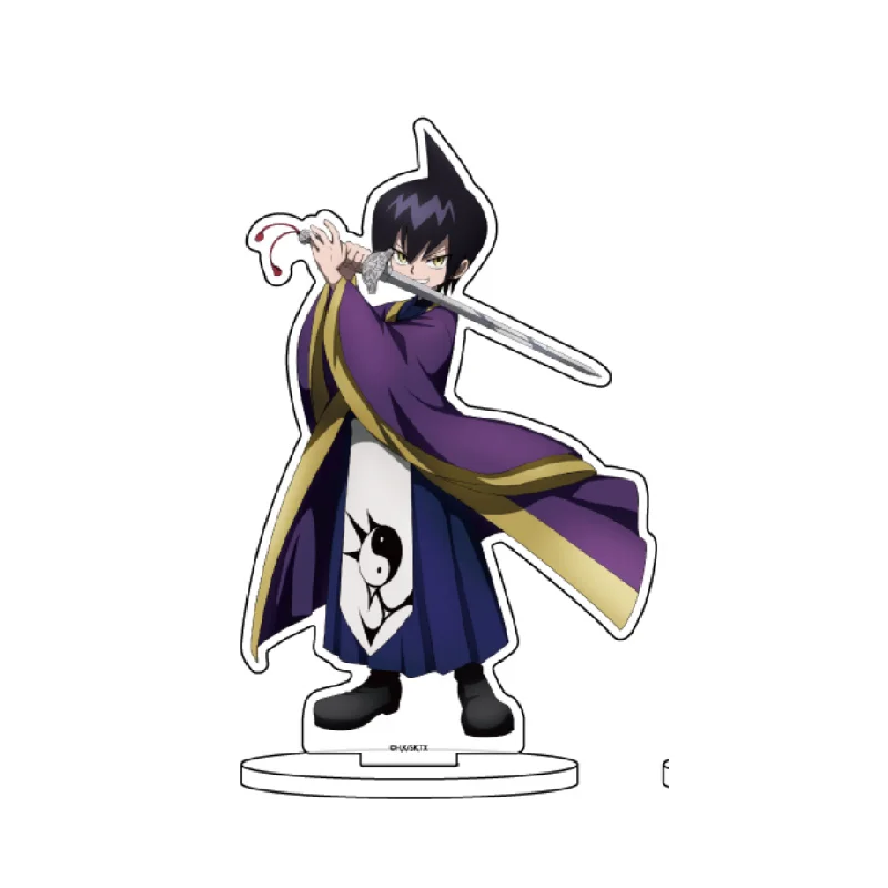 New style Anime High pixel Figure SHAMAN KING Model Plate Desk Decor Tachikawa Acrylic Stand Model Plate Cosplay Toy Gift 15CM 5