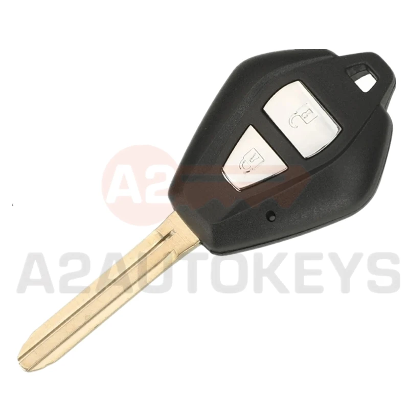 A2AUTOKEYS 2 Buttons 433.92MHz ID46 Chip Remote Smart Car Key For Isuzu D-Max Holden Colorado Auto Key Control Replacement