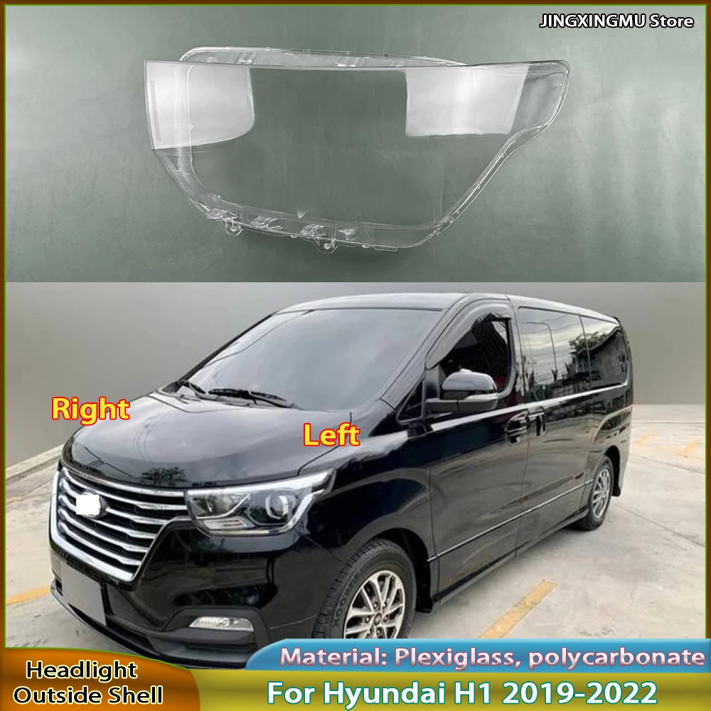 

Headlight Shell Lens Lampshade For Hyundai H1 2019 2020 2021 2022 Front Headlamp Cover Transparent Mask Lamp Shade