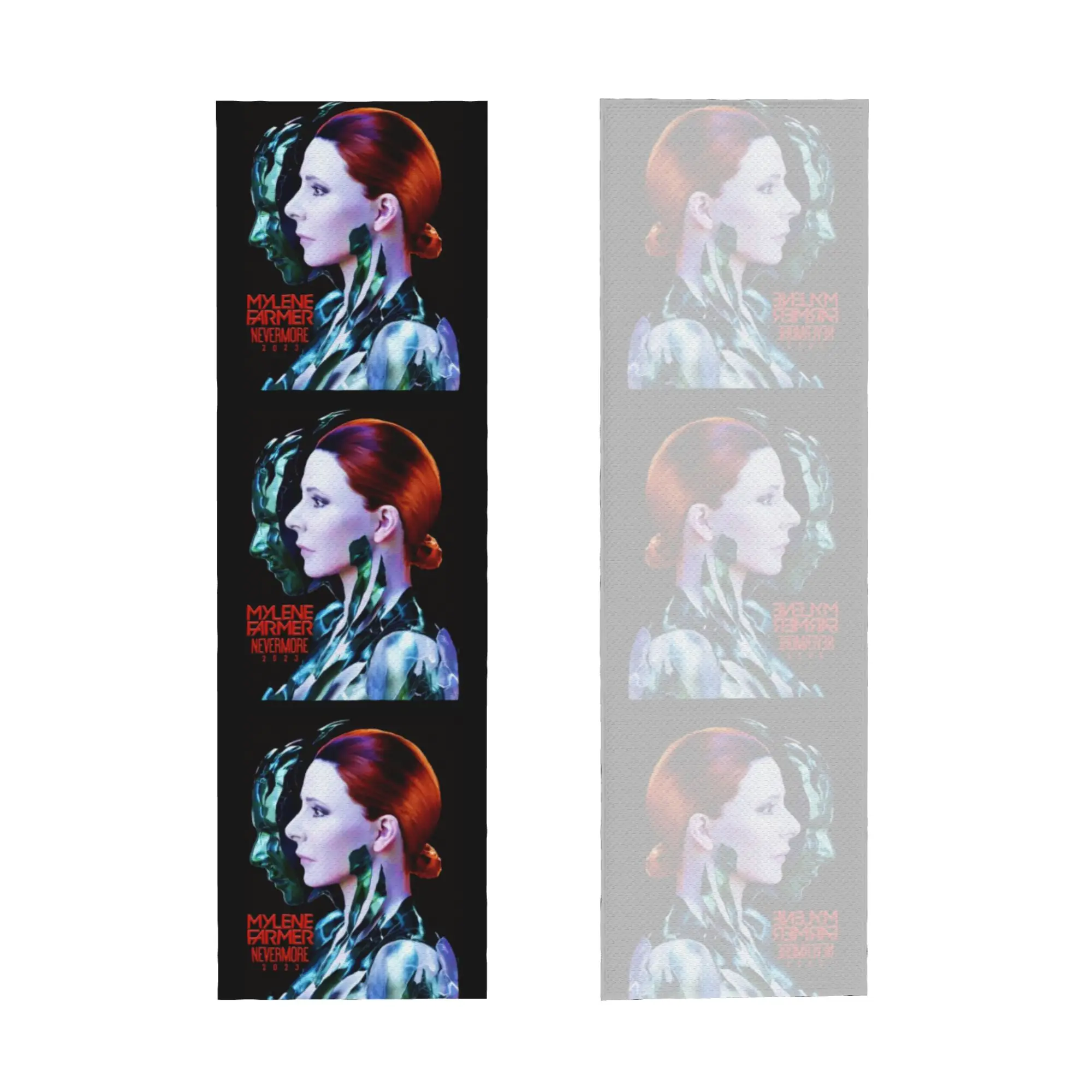 Sexy Mylene Farmer French Singer Songwriter And Actor Cold Exercise Towel Quick Drying Face Towel  Running Towels