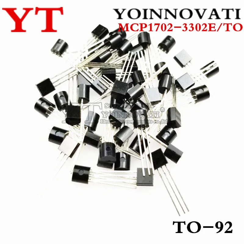 

10 шт./лот Φ/TO MCP1702-3302E 1702 MCP1702 3,3 V 0.25A TO-92