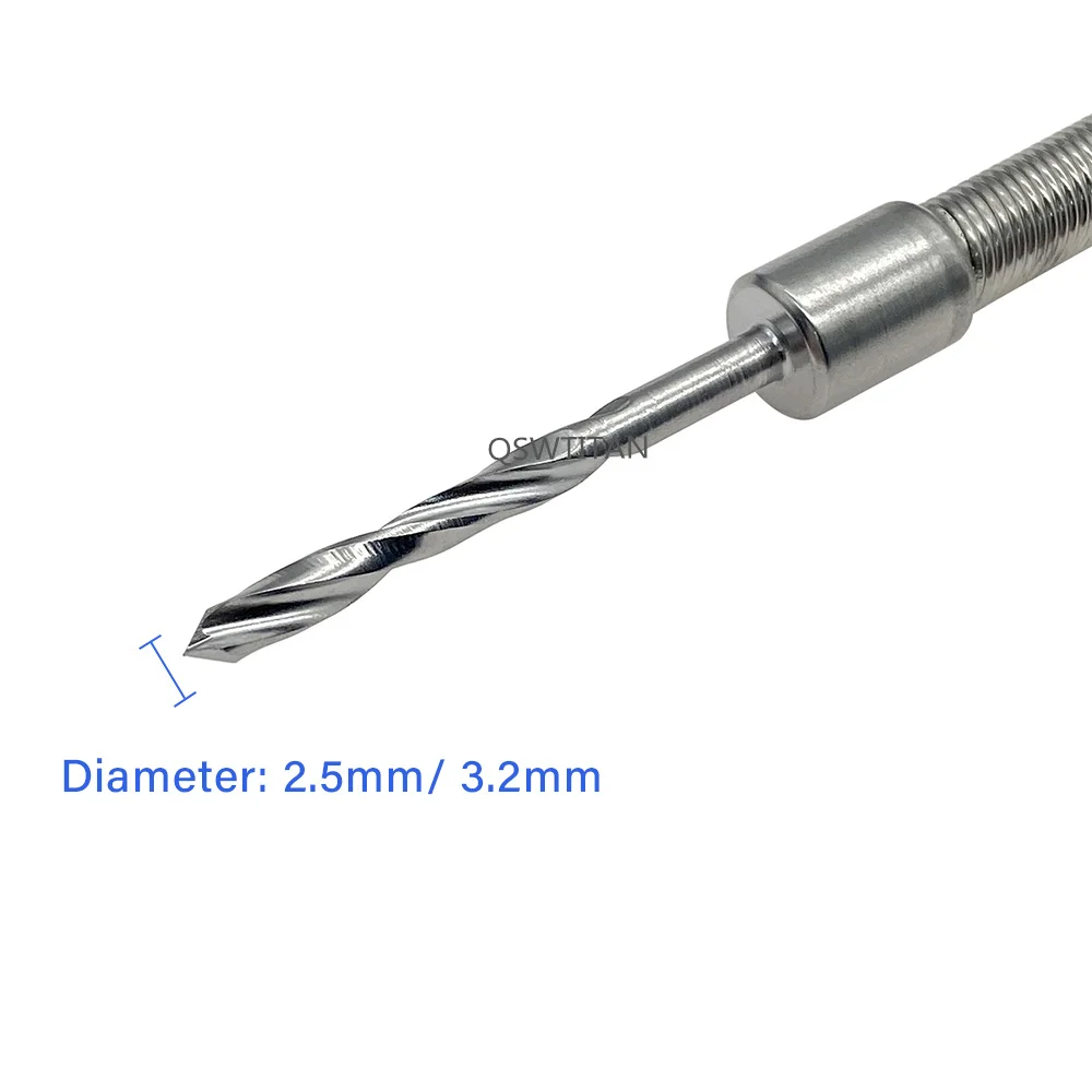 Flexible Drill Bit Soft Drill Reconstruction Plate Operation Tool Stainless Steel Orthopedic Instrument