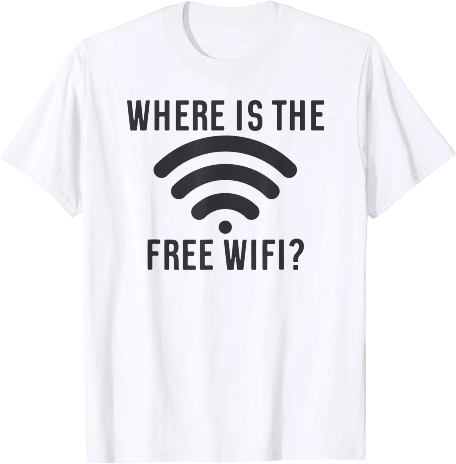 Funny Sarcasm Quote Mens Free WiFi Print T-shirt Math Equation Novelty Tee Men Women Tee Streetwear Graphic Oversized Clothing