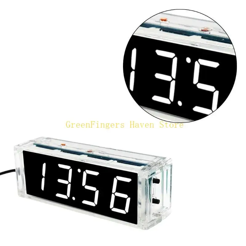 F68D Digital Clock DIY -Build Set DS1302 Splering Project Learning Spelder DIY