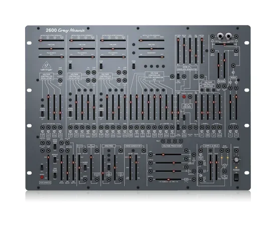 Behringers 2600 GRAY MEANIE Semi Modular Analog Full Function Synthesizer Triple VCO Mode Synthesizer