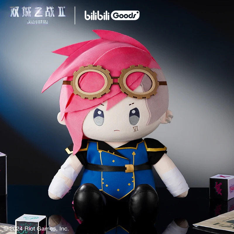 [رسمي] 40 سنتيمتر لعبة LOL غامض الموسم 2 دمى لطيف Jinx Vi Caitlyn الجلوس الموقف دمية وسادة عمل الشكل حلية Doujin هدية