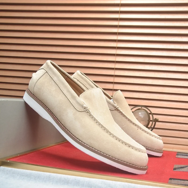

2026 Classic Italian Design Top Quality Genuine Leather Smooth and Comfortable Men's Shoes for Casual Commuting