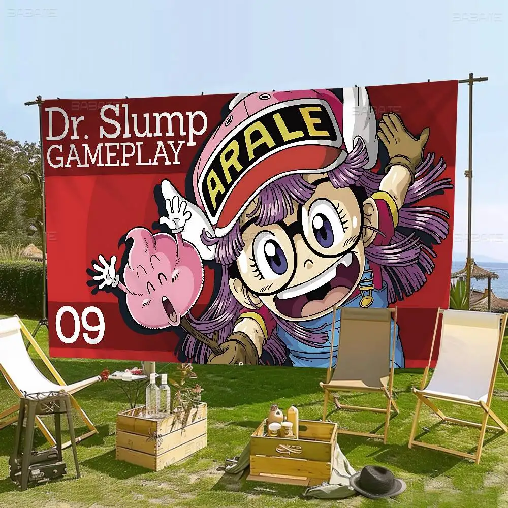 Cartoon Dr. S-Slump Arale Retro-Flaggen, mehrere Auswahlmöglichkeiten, Wohnzimmer, Studio, Stand, Innendekoration, Banner