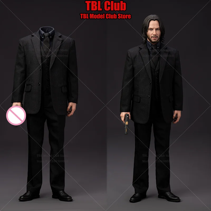 Modelo fácil kento k008, ropa masculina a escala 1/6, Killer John Path of Revenge, trajes de estilo occidental para soldado de figura de acción de 12 pulgadas