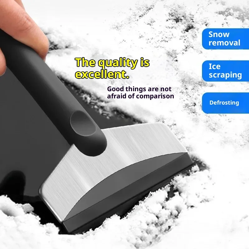 1-2Pcs Multifunction Car Snow Shovel Winter Windshield Defrosting Ice Scraper Tool Glass Snow Removal Tools Auto Accessories