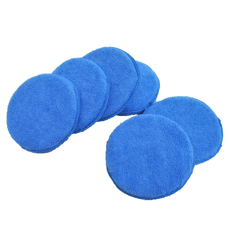 Car Cleaning Soft Microfiber Car Wax Applicator Pad Polishing Sponge for Apply and Remove Wax Auto Care Polish Foam Sponge