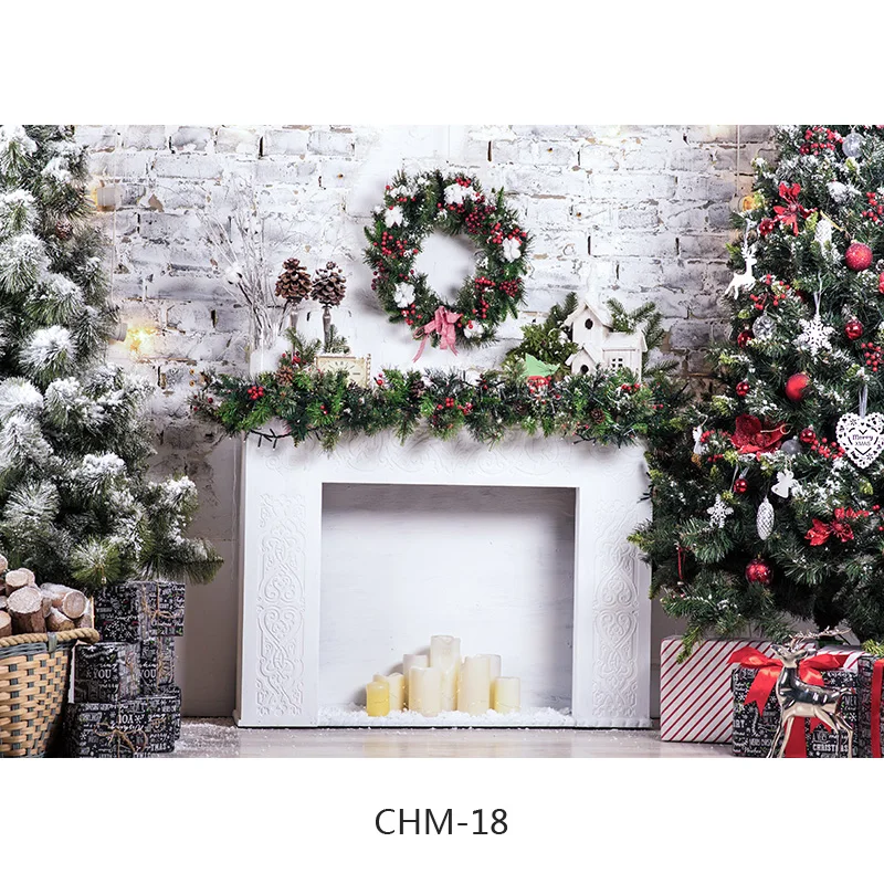 Vinyl Christmas Day Indoor Theme Photography Background Christmas Tree Children Backdrops For Photo Studio Props 710 CHM-112