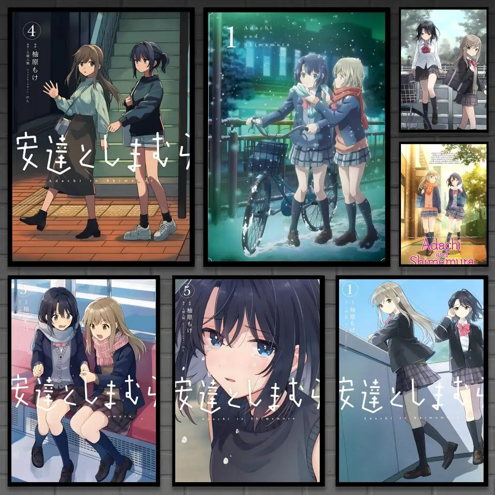 Anime A-Adachi And Shimamura Poster Versatile HD Waterproof 