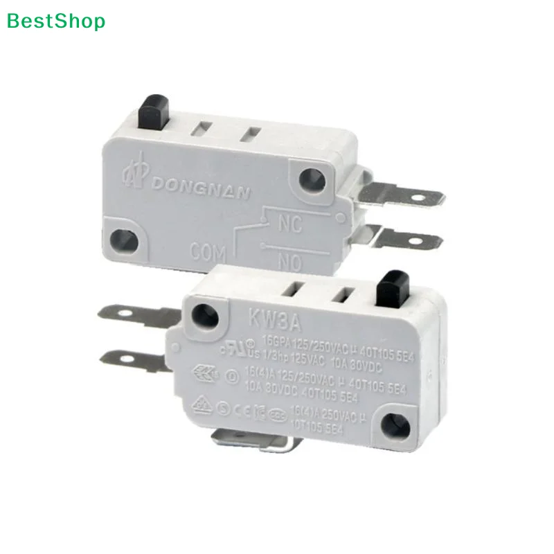 〔Q〕1PCS KW3A Travel Limit Switches Foot Switches Chipless Silver Contact Microswitches Brand New & Original