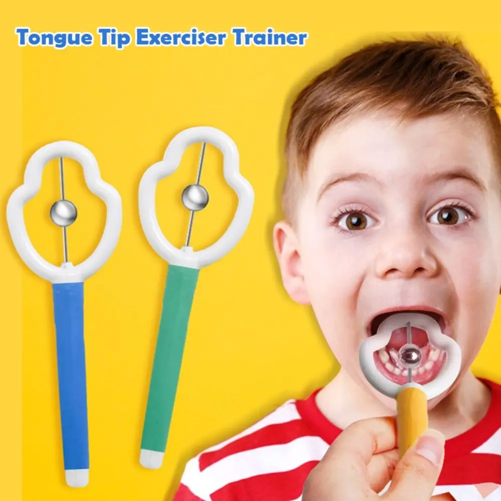 Flexibility Pronunciation Training Tongue Training Tools Oral Muscle Strength Children Tongue Trainer Tongue Tip Exerciser