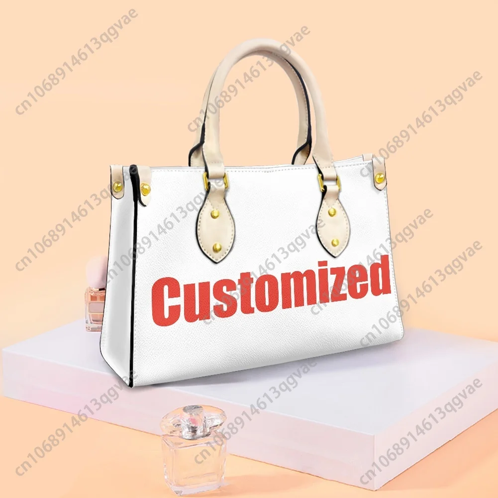 Green Day Punk Rock Band Tote Bag Purse Womens Mens Personalized Text Image PU Leather Handbag Business Shopping Gift Bags
