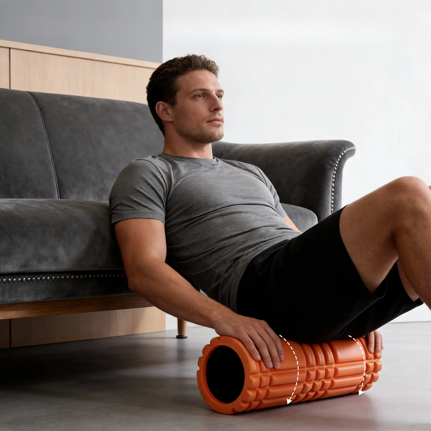Yoga Column Foam Fitness Pilates Back Muscle Massage Roller Gym Home Myofascial Release The Grid Body Relaxation - view 5