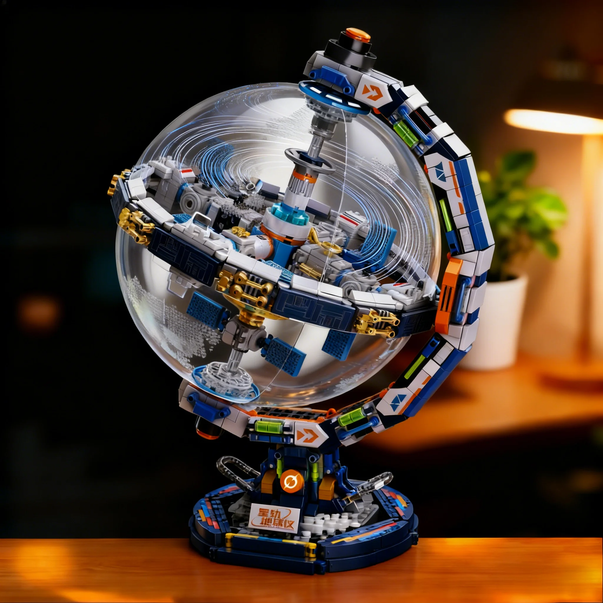 

Прозрачный набор строительных блоков «Земляной глобус», креативная высокотехнологичная образовательная модель для взрослых и студентов, подарок для космической коллекции «сделай сам»