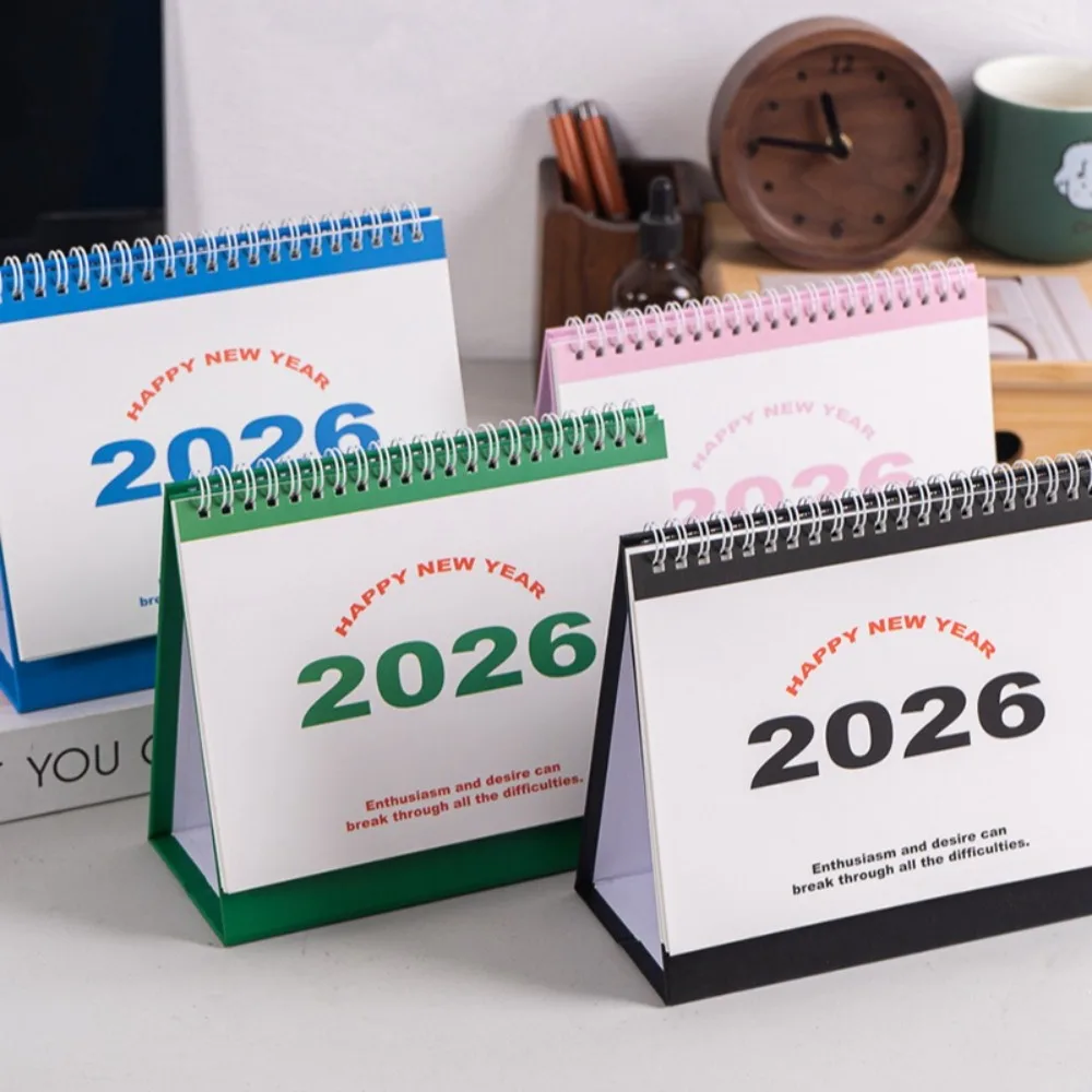 

2026 Desk Calendar Large English Calendar Books Annual To Do List Monthly Daily Planner Time Manegement Mini Desk Calendar