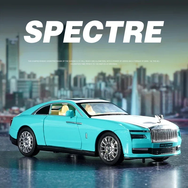 1:32 Rolls Royce Spectre Alloy Model Car Toy Diecasts Metal Casting Sound and Light Car Toys For Children Vehicle