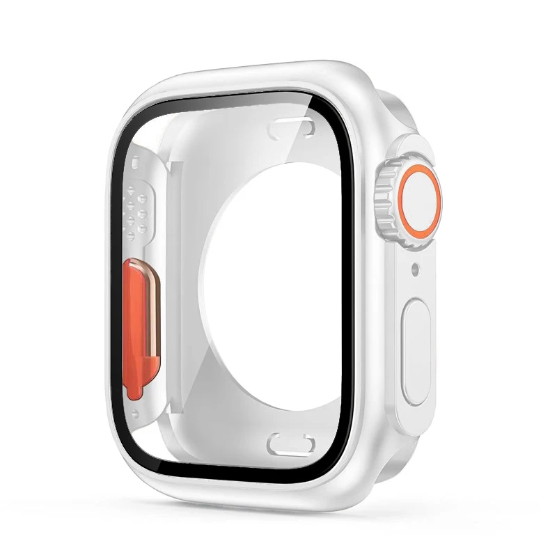 Screenprotector voor Apple Watch Case 46mm 45mm 44mm 40mm 41mm 42mm Veranderen naar Ultra Hard Cover voor iWatch 11 10 9 8 7 6 5 4 SE