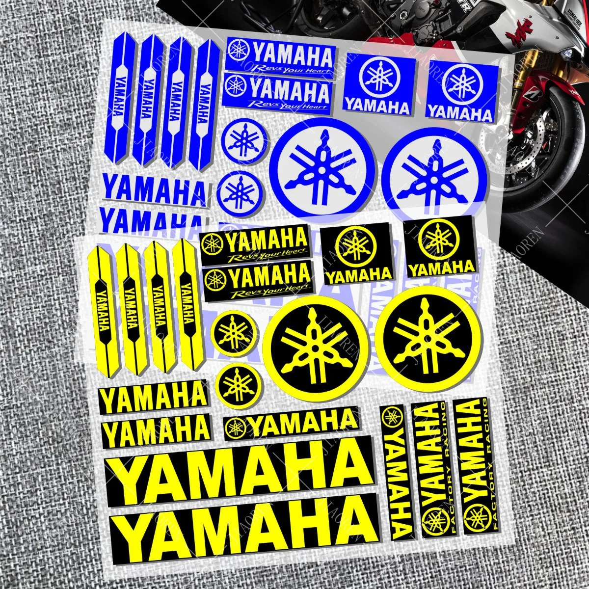 Vinyl Yamaha Sticker Logo Motorcycle Tank Helmet Decal Kit