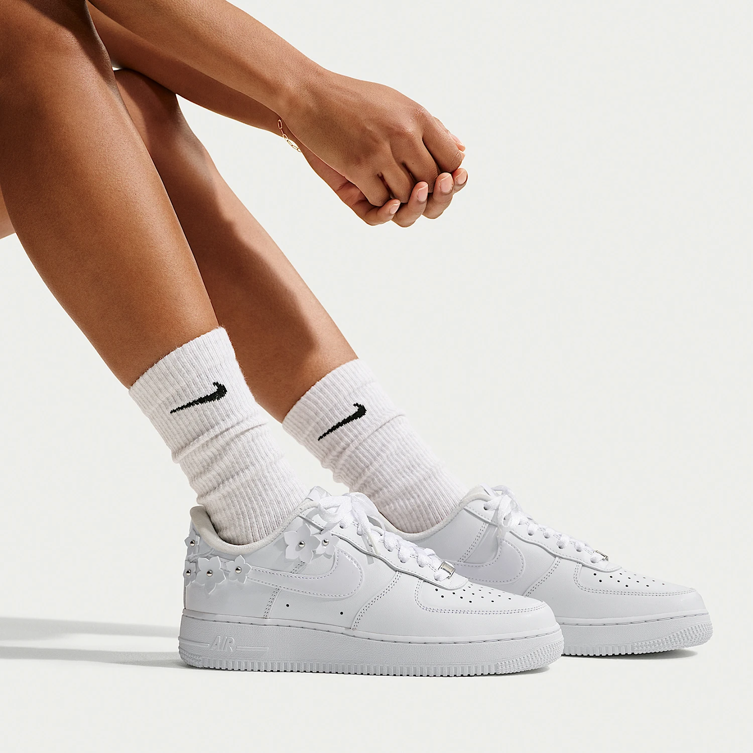 Nike genuine women's fashionable daily classic wear-resistant sports casual board shoes IR8637-100