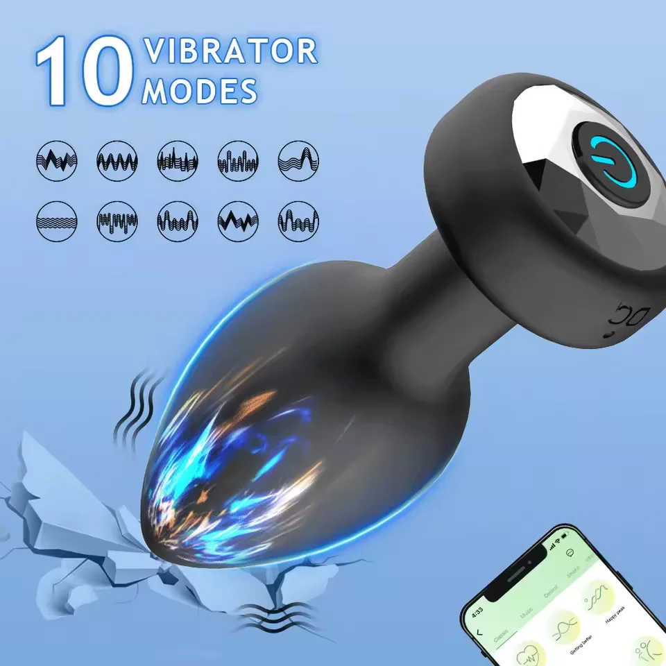 Stimolatore prostatico wireless con app per massaggio anale_voghion.com