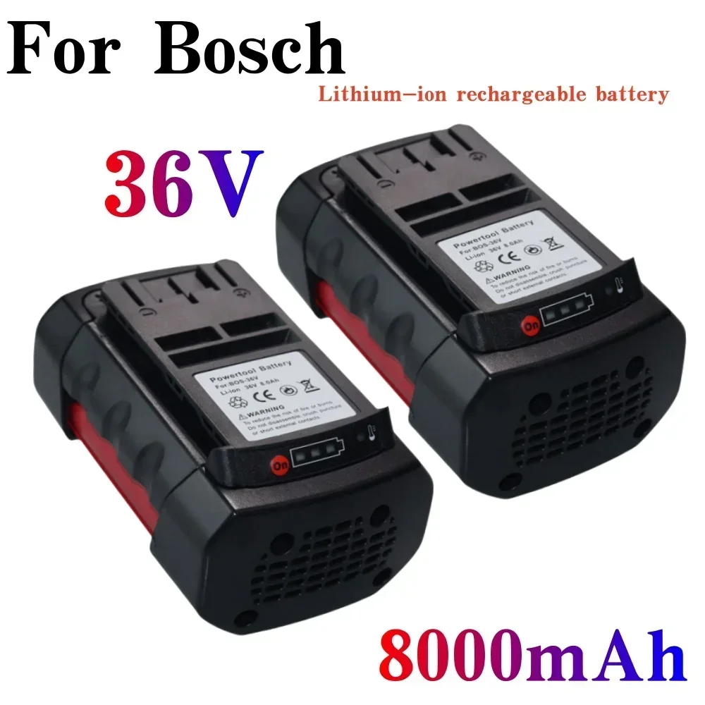 

36V 8000mAh lithium-ion battery high-capacity for bosch BAT810 BAT836 BAT840 Li power tool replacement battery lithium-ion