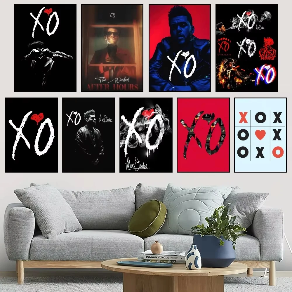 The Weeknd XO Singer  Canvas printing poster wall art decoration painting Home Decor