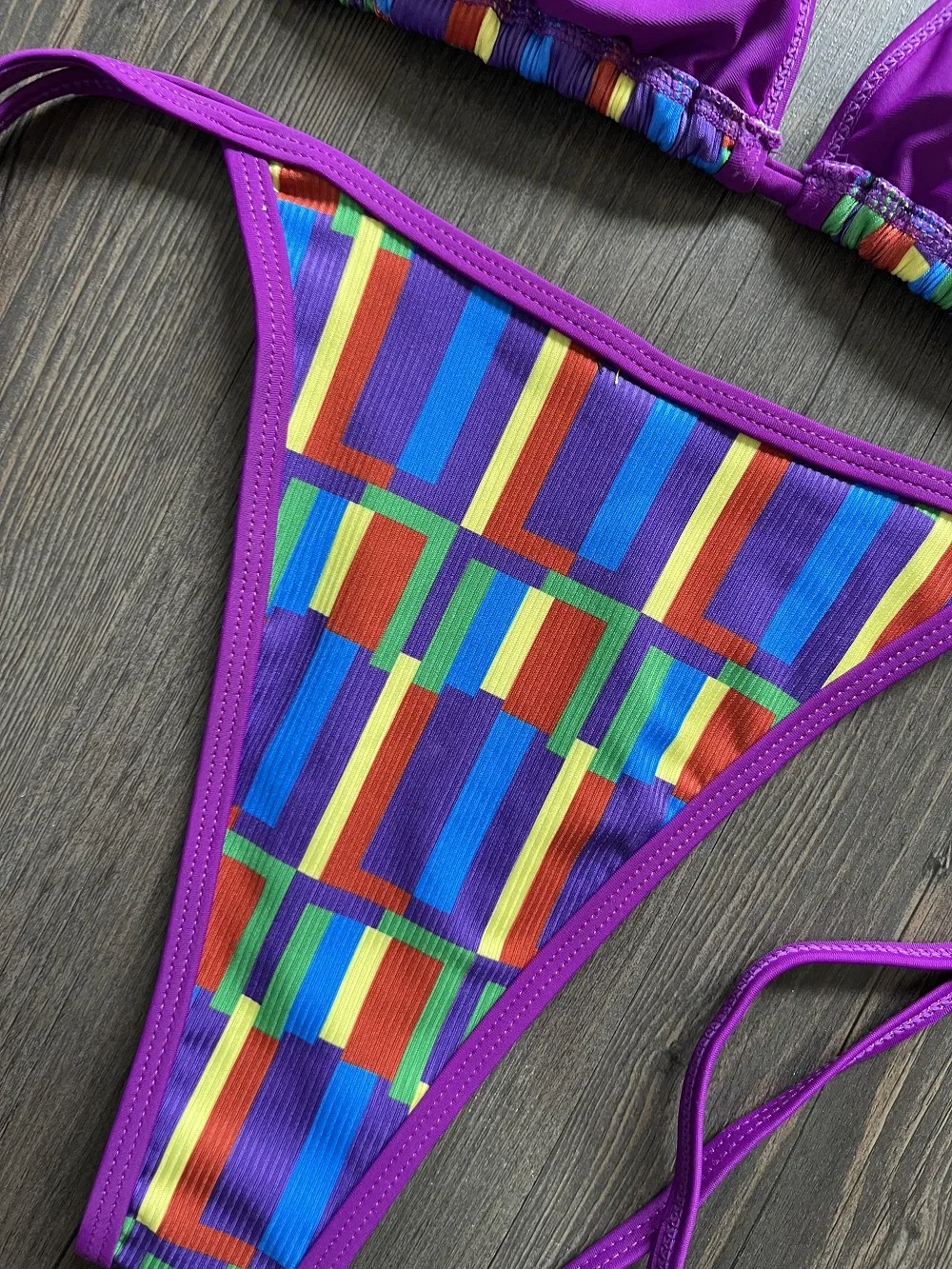 RUOTONGSEPT セクシーな三角形の女性水着ビキニセットツーピース水着 2023 女性ビーチウェア水着プッシュアップ Biquinis