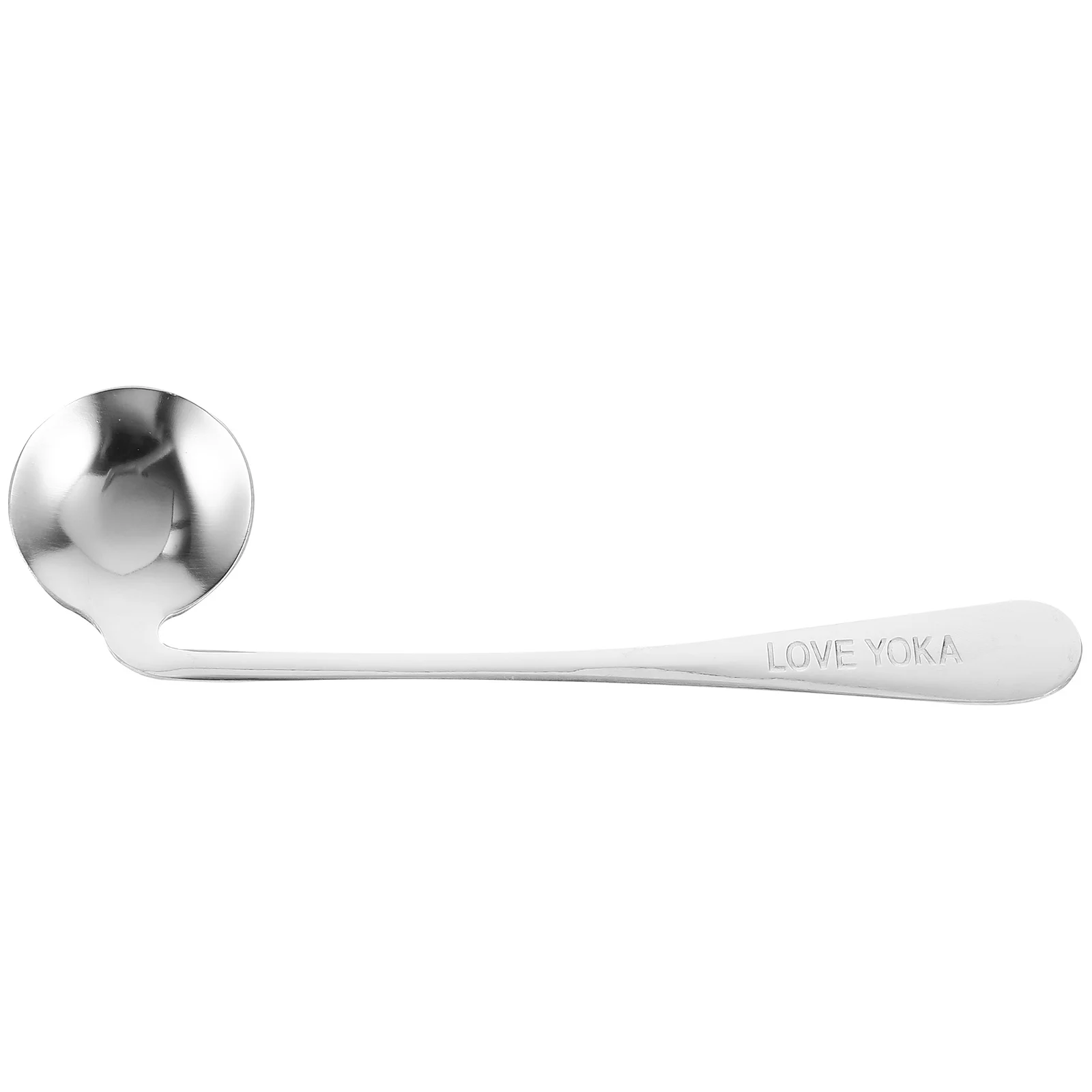 

Angled Spoon Stainless Steel Curved Utensil For Elderly Disabled Patients Self-Feeding Aid Ergonomic Lightweight Durable Eating