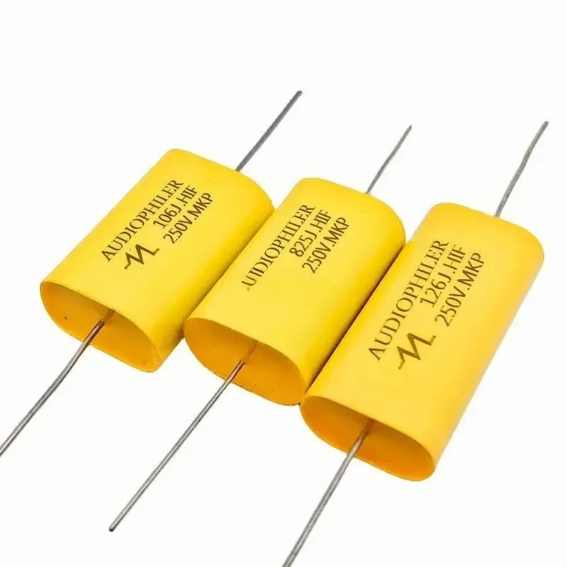 2 قطعة 250 فولت MKP مكثف الصوت HIFI حمى الصوت المعادن فيلم اقتران تردد تقسيم 1 فائق التوهج 1.5 فائق التوهج 1.8 فائق التوهج 2.2 فائق التوهج 2.7 فائق التوهج 4.7 فائق التوهج #1