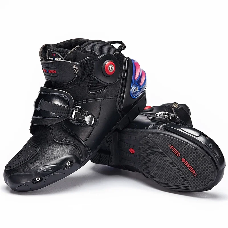 Hochwertige PRO-BIKE Wasserdichte Ganzjahres-Motorradschuhe für Herren und Damen Offroad-Rennstiefel Motorradfahrerstiefel