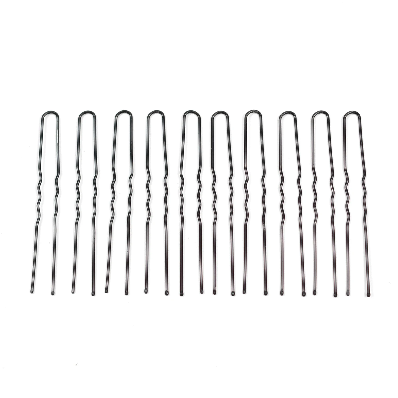 

50Pcs U Shaped Hair Pins for Women Girls Bun Hair Pins ( 2.4 Inch, Black /Brown/Golden)