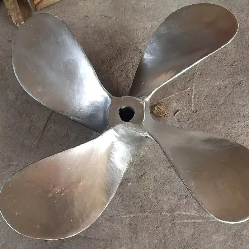 Customized marine stainless steel 304, 316, 2205 propellers - three-bladed and four-bladed - suitable for fishing boats, yachts