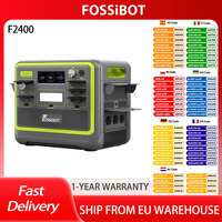 FOSSiBOT F2400 Portable Power Station, 2400W Output Solar Generator, 2048Wh LiFePO4 Battery 16 Output Ports