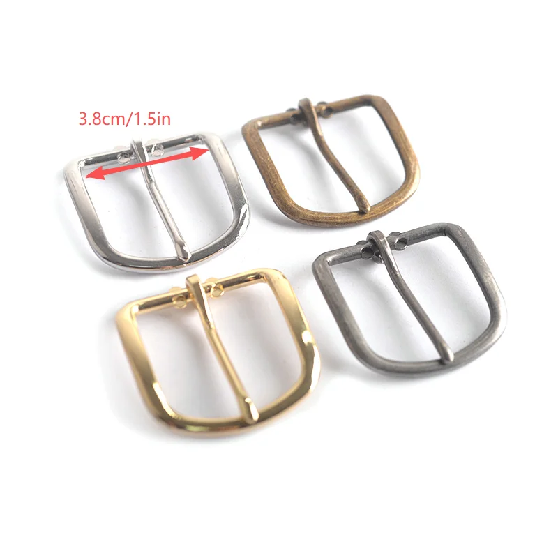 38mm (1.5in) Zinc Alloy Econo Heel Bar Buckle – Available in 4 Colors – Suitable for Belts, Bags, and Straps (DIY Accessory)