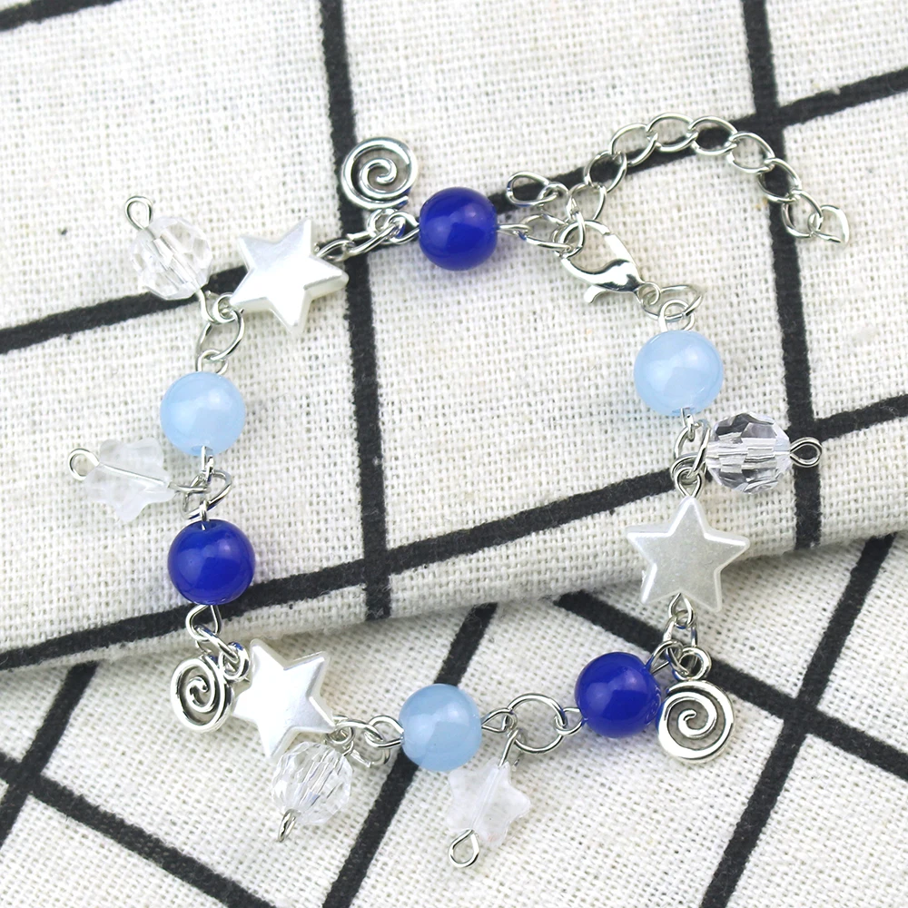 Hit Me Hard And Soft Bracelet Y2K Blue Jewelry