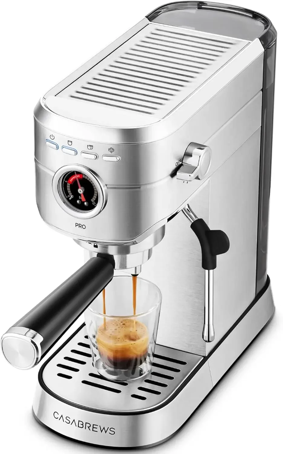 5418 PRO Espresso Machine 20 Bar, Upgraded Espresso Maker with Powerful Steam Milk Frother, Stainless Steel Coffee Machine with