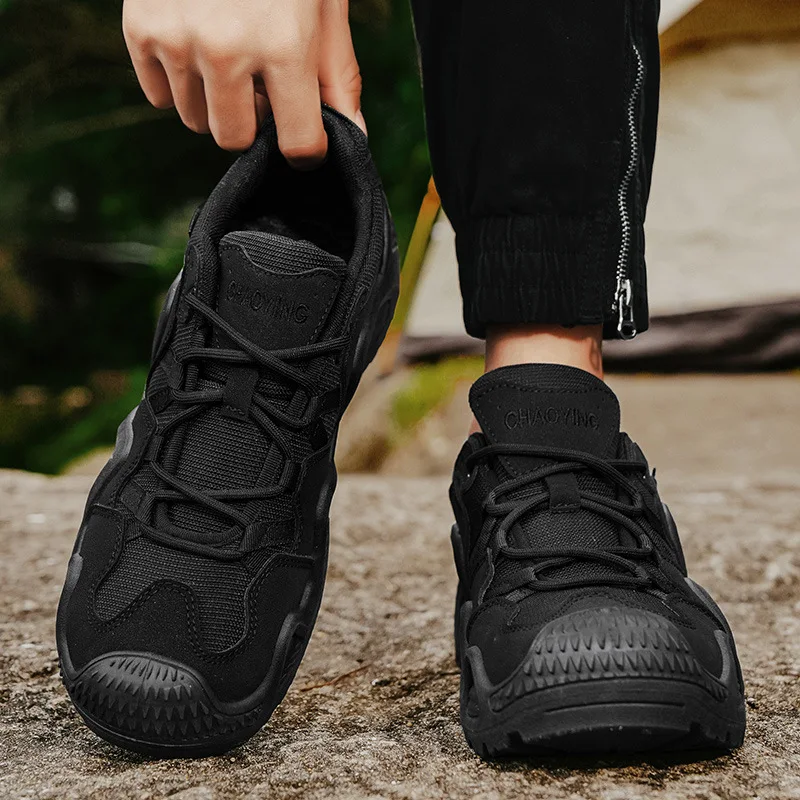 

Classic Outdoor Men Combat Tactical Desert No-slip Boots Male Field Hunting Hiking Climbing Training Waterproof Men Sports Shoes