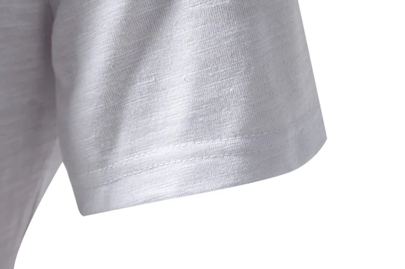 2026 Herren V-Ausschnitt Bambusfaser T-Shirt Mittelstreifen 4-Knopf Kurzarm Eng Anliegend Atmungsaktiv Lässig Sommer Alltags-Oberteil – Detail 7
