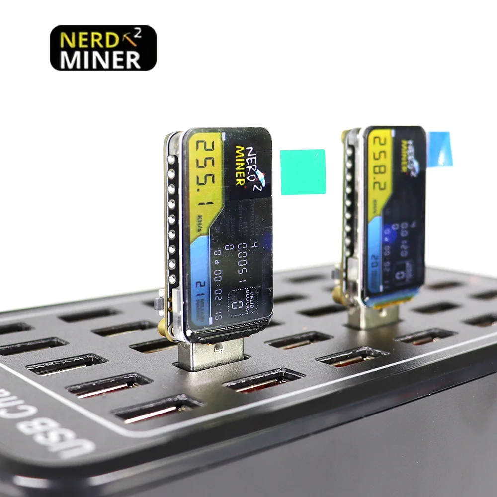 Nerdminer USB Bitcoin Miner 250KH/s | شاشة LCD ذكية تشفير منفرد اليانصيب BTC مينر | آلة تعدين بيتكوين USB صغيرة يمكنك صنعها بنفسك #6