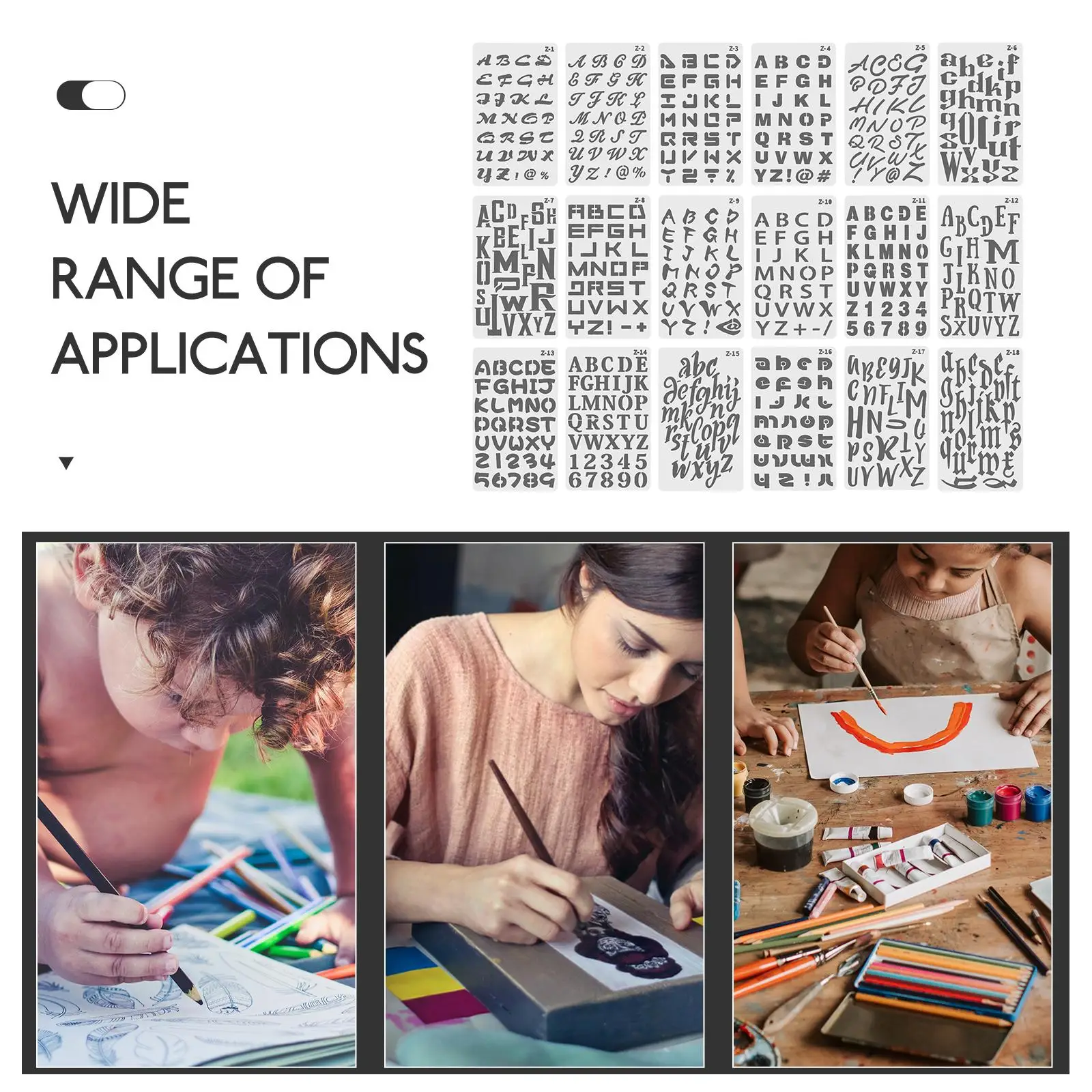 20 шт. шаблон с буквами для скрапбукинга, трафареты «сделай сам», форма для рукоделия, алфавит, белый журнал