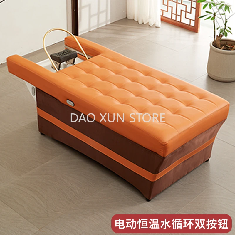 Japanese Head Spa Shampoo Bed Electric Comfort Foot Spa Hair Washing Bed Lounge Stylist Cama De Champu Salon Furniture MQ50SC