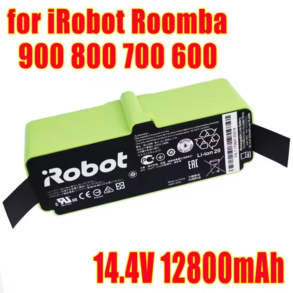 Original For iRobot Roomba 14.4V 5200mAh Battery Roomba 500 600 700 800 Series Vacuum Cleaner iRobot roomba 620 770 780 580 Part