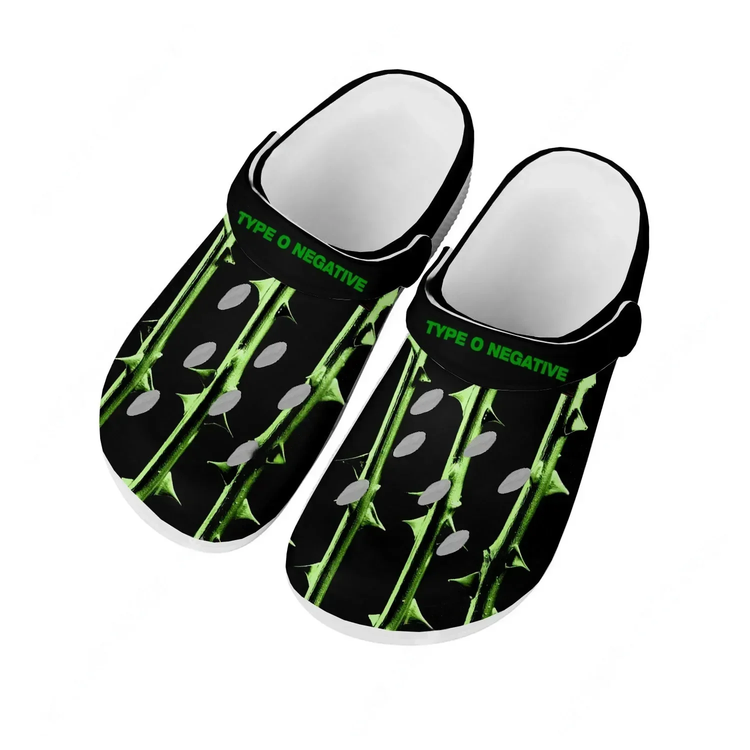 Type O Negative Water Shoes Mens Womens Comfortable Fashion Home Garden Clogs Customizd Sandals Beach Breathable Hole Slippers