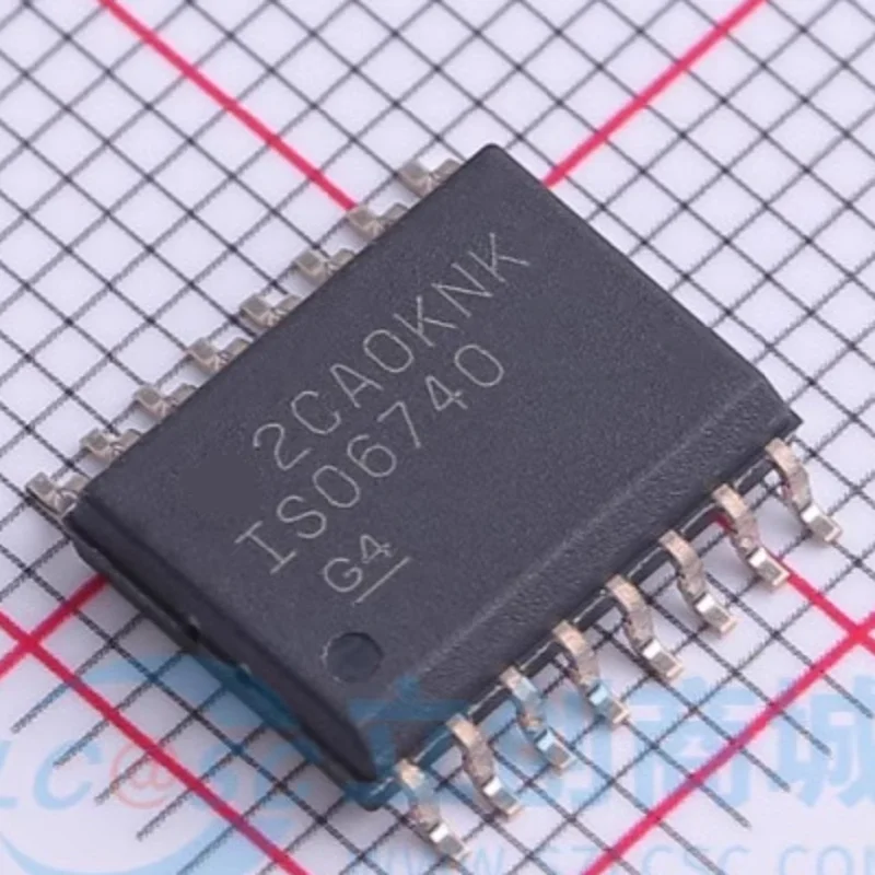 

ISO6740DWR CAN, RS232, RS485, SPI Digital Isolator 5000Vrms 4 Channel 50Mbps 100kV/µs CMTI 16-SOIC (0.295", 7.50mm Width)