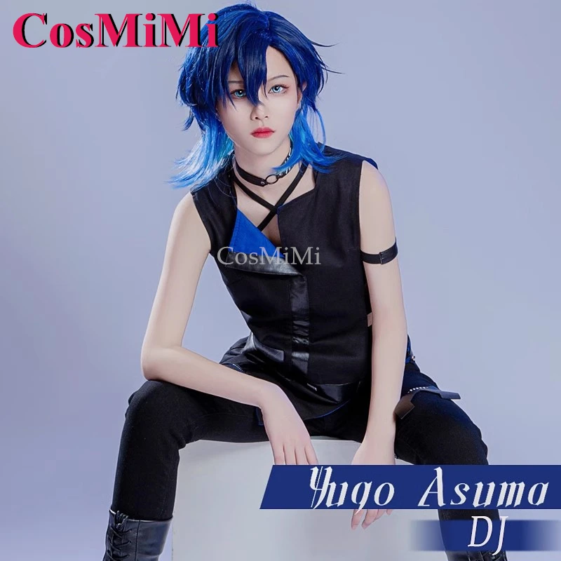 أزياء CosMiMi Anime VTuber NIJISANJI Noctyx Yugo Asuma التأثيرية أزياء وسيم أزياء كرنفال للحفلات لعب الأدوار ملابس جديدة